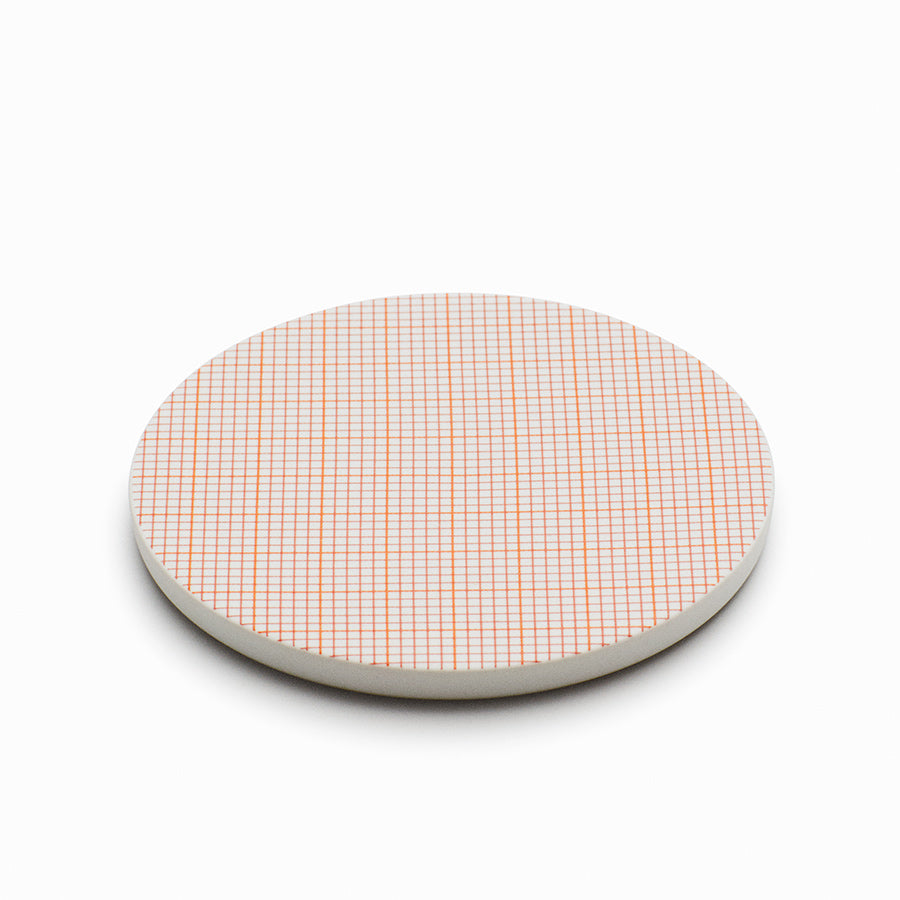 1616/ Arita porcelain coaster grid, from the "colour" collection designed by Scholten & Baijings