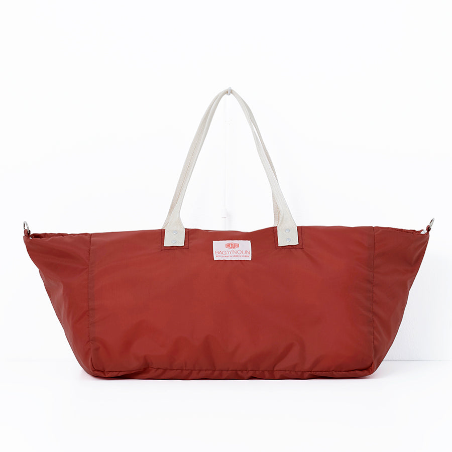 Große, Ziegel rote Nylon Tasche von BAG'n'NOUN