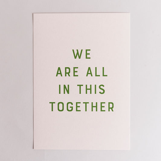 Fujicago Screen Print Together Green