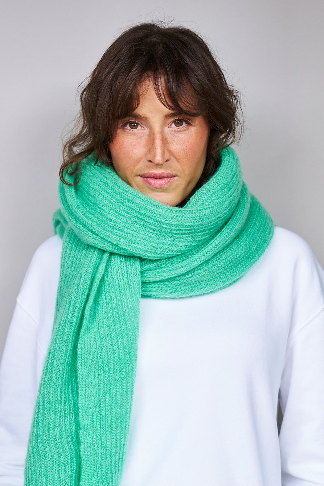 mmies Mohair Scarf Jade