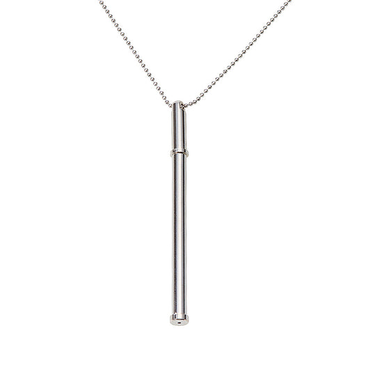 Tsubota Pearl Neck Pen Silver