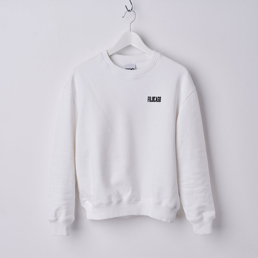 Fujicago x mmies Sweatshirt Tiger White