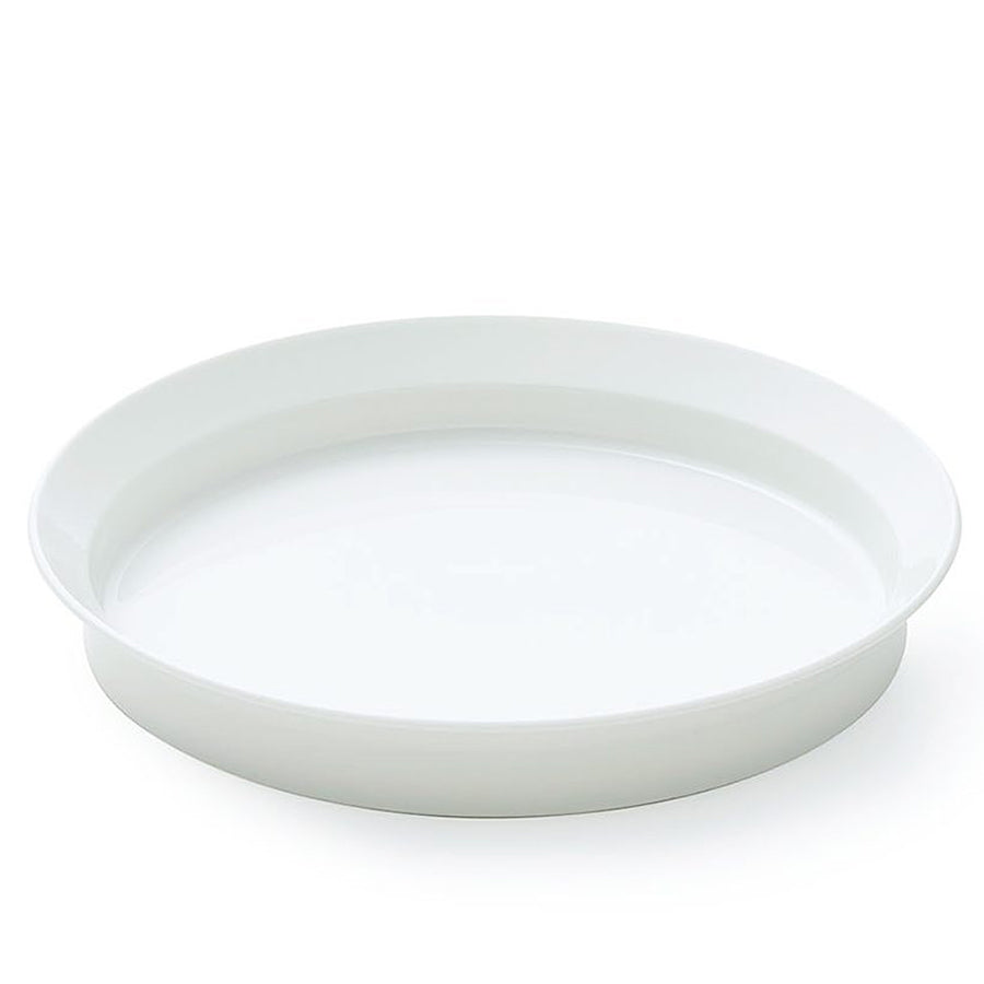 1616/ Arita Round Deep Plate 240 White