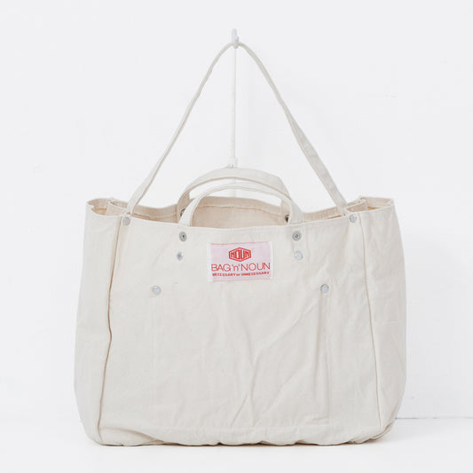 BAG'n'NOUN Canvas Toolbag Short White
