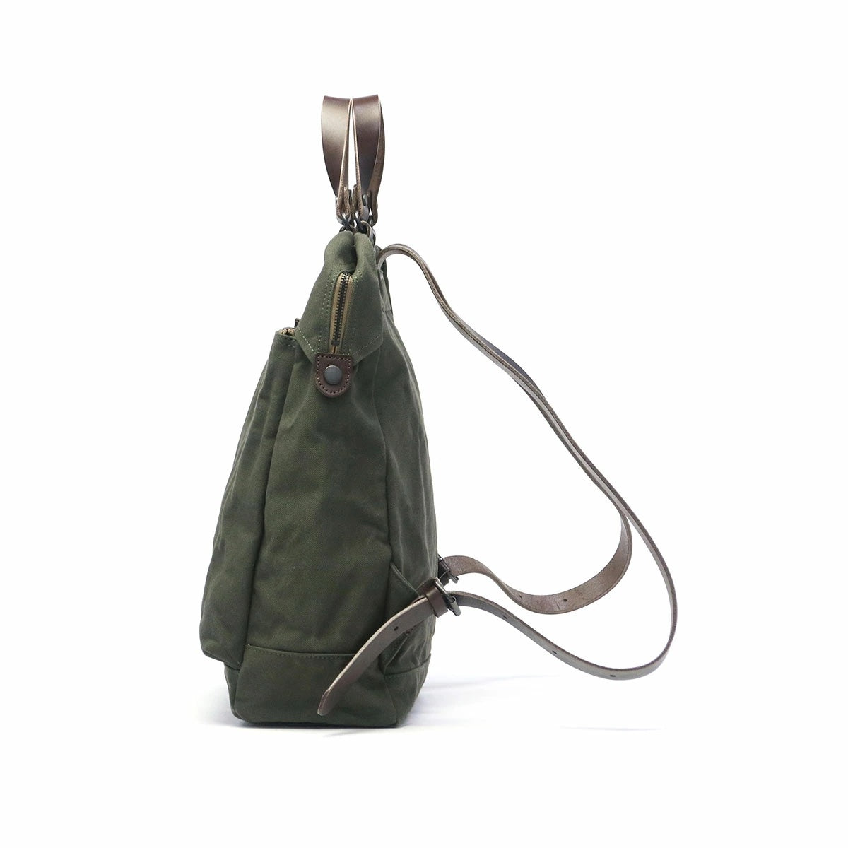 Baggy Port KBS 441 Backpack Khaki Dark (brown leather)