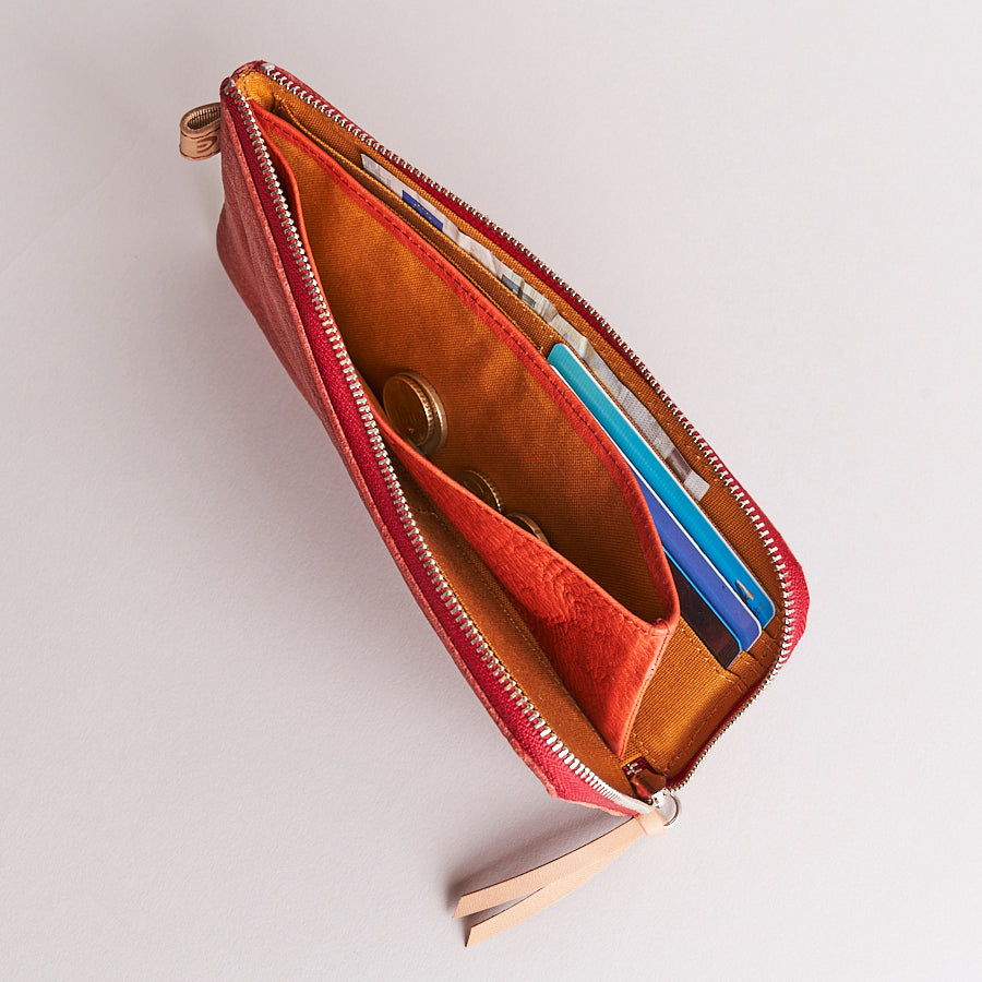 Baggy Port Wallet Aki Red