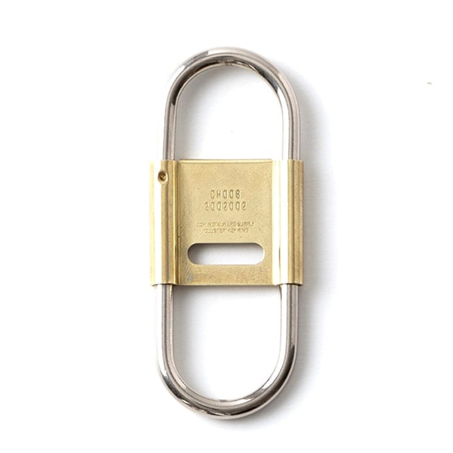 Candy Design & Works Keyring Delta Nickel-Brass