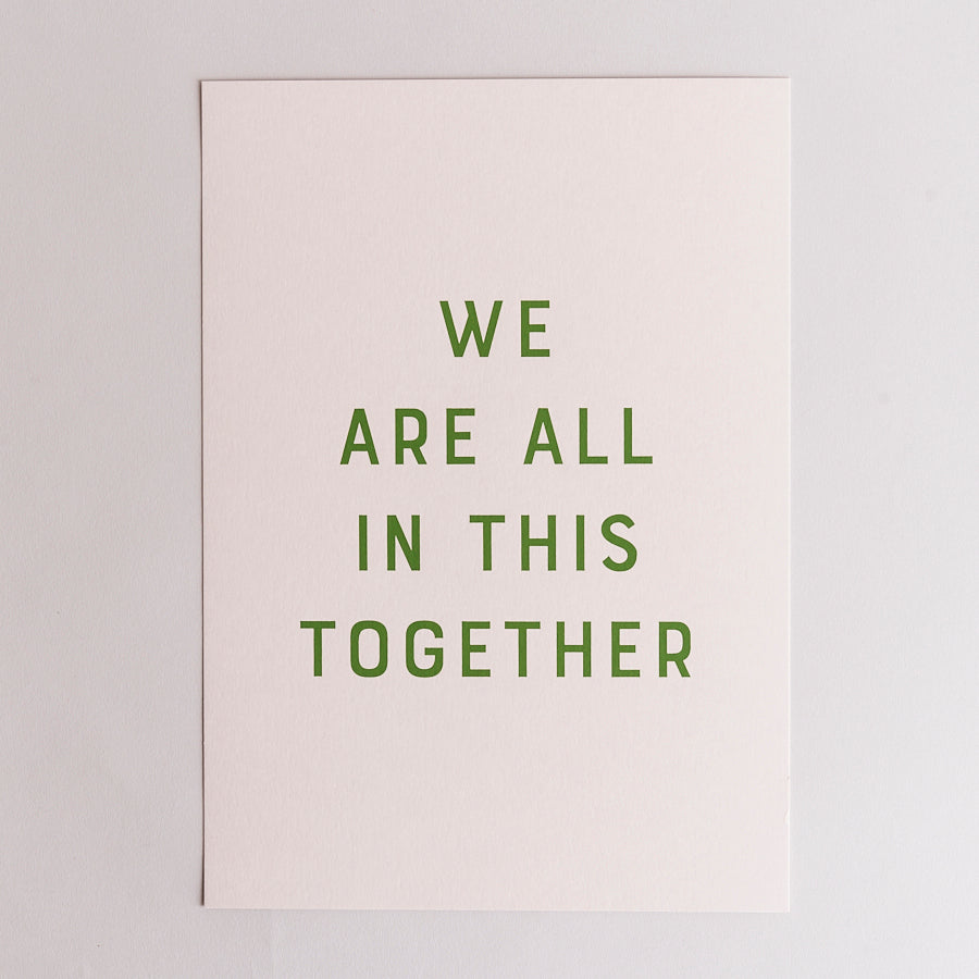 Fujicago Screen Print Together Green
