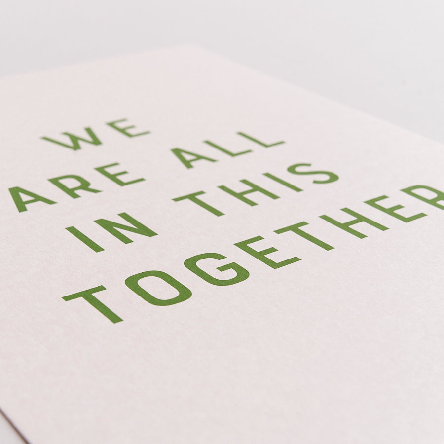 Fujicago Screen Print Together Green