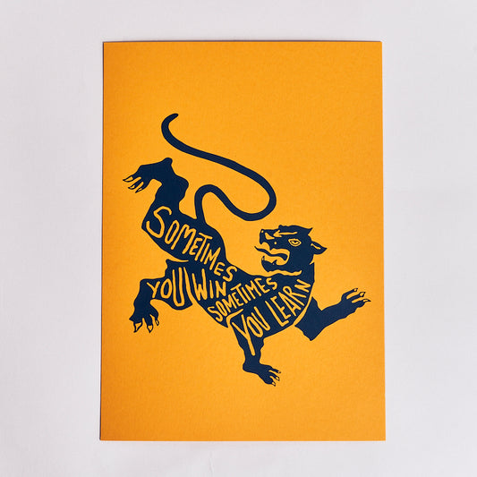 Fujicago Screen Print Tiger Blue