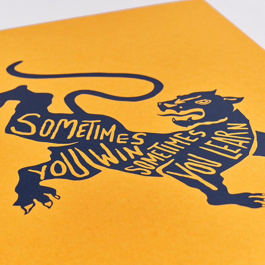 Fujicago Screen Print Tiger Blue