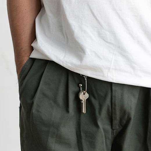 Candy Design & Works Carabiner Quincy Nickel