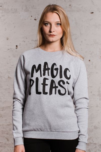 mmies Unisex Sweatshirt MAGIC grau/schwarz